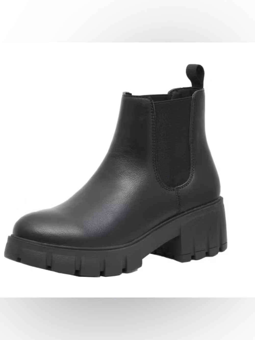 Cushionaire Black Chunky Chelsea Boot - Women